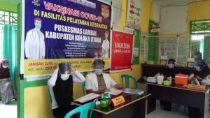 Jaringan Lelet, Pengimputan Data Penerimah Vaksin di Puskesmas Lambai Berjalan Lamban