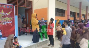 Imunisasi Covid-19 Murid SDN 6 Pakue Utara Berjalan Lancar