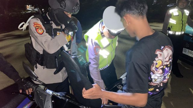 Cegah Aksi Balapan Liar, Polres Kolaka Utara Tingkatkan Patroli Malam 