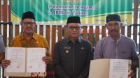 Teken MoU, Dinkes-Kemenag Kolut Sepakat Calon Pengantin Diimunisasi