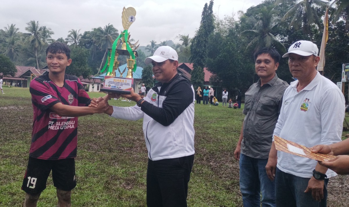 Dispora Konawe Utara Tutup Rempul Cup II, Lalowatu FC Tampil Jawara