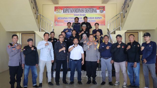 Polres Kolut Gelar Rapat Koordinasi Eksternal Bersama Wartawan