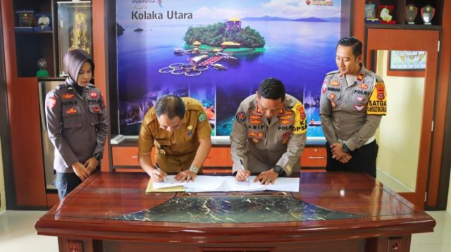 Dikbud dan Lantas Kolut Teken MoU Diseminasi Model Integrasi Pendidikan Lalu Lintas