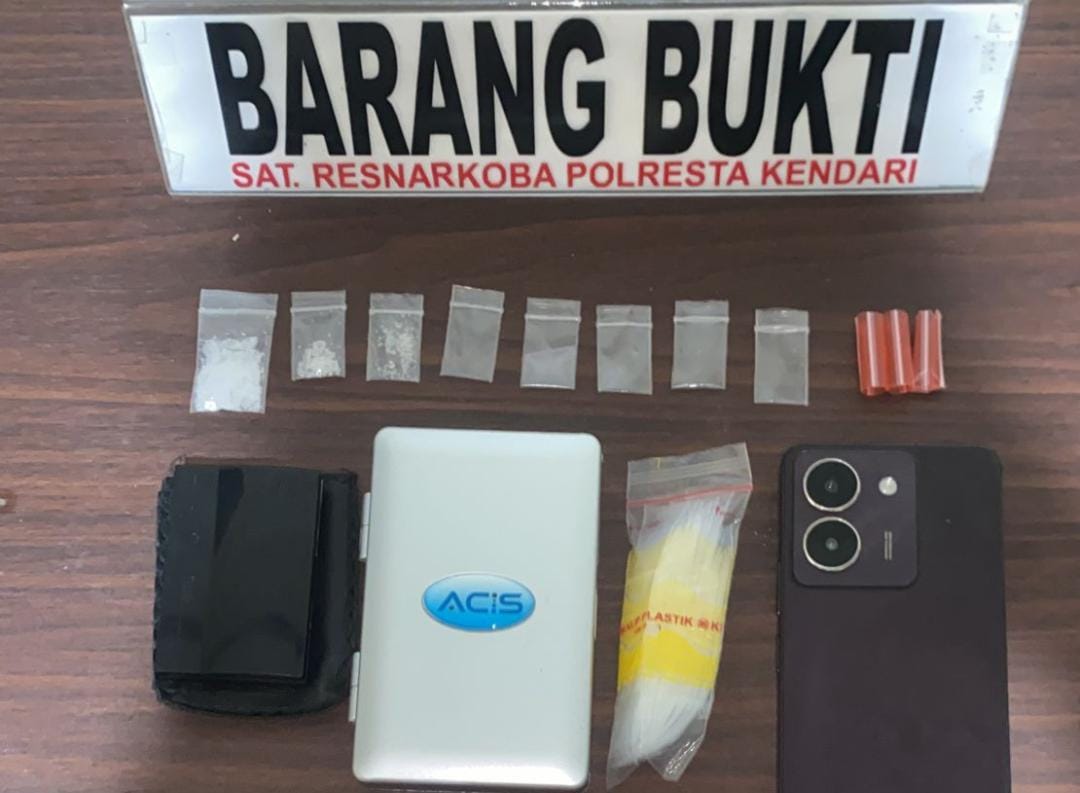 Penggerebekan di Rumah Kos, Mahasiswa Asal Kendari Diringkus Terkait Dugaan Peredaran Sabu