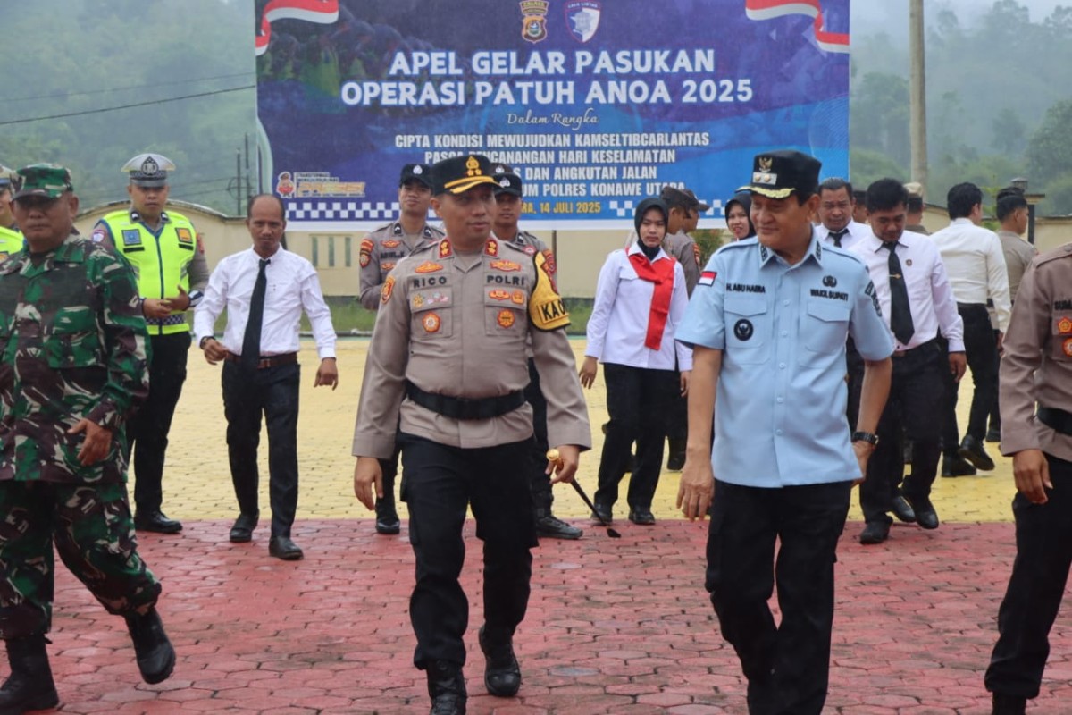 Operasi Patuh Anoa 2025 Dimulai, Polres Konut Soroti Keselamatan Pengendara