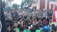 Tuntut Keadilan untuk Affan, Ratusan Ojol Kendari Gelar Aksi di Polda Sultra