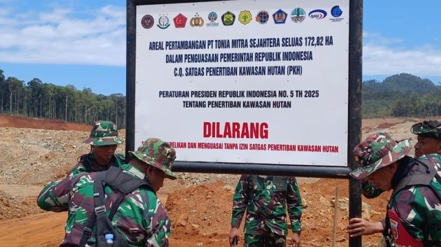 Satgas PKH Sisir Tambang Bermasalah, PT TMS di Bombana Jadi Sasaran