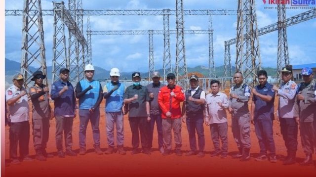 Tinjau Pembangunan GITET 275/150 kV di Langgikima, Pasokan Listrik Kian Stabil