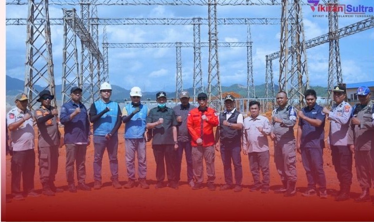 Tinjau Pembangunan GITET 275/150 kV di Langgikima, Pasokan Listrik Kian Stabil