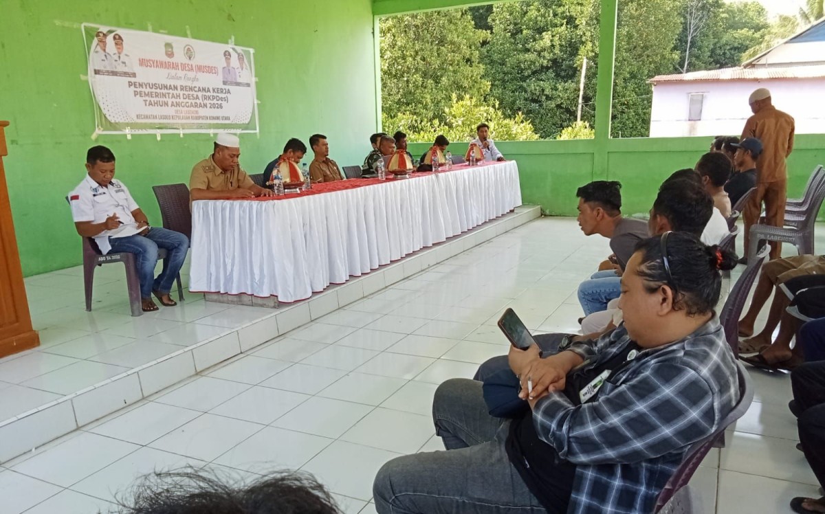 Desa Labengki Gelar Musdes RKPDes 2026, Komitmen Perkuat Pembangunan