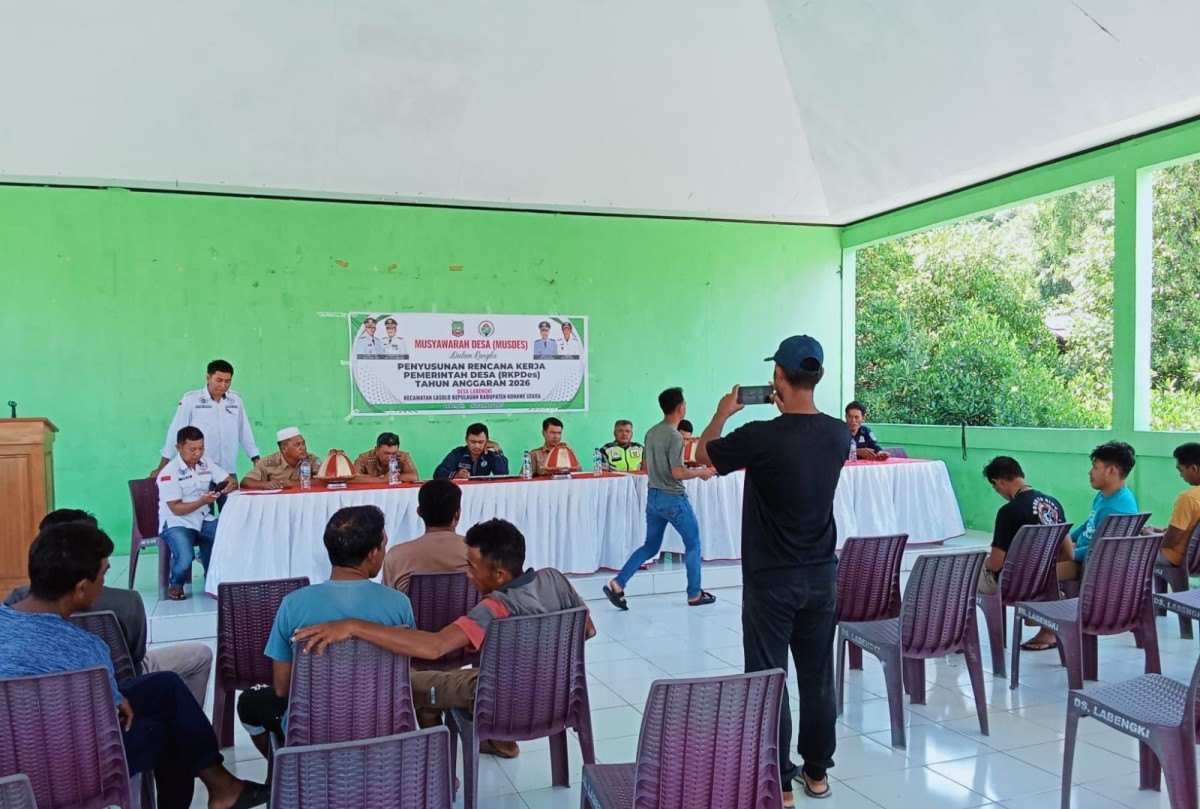 Desa Labengki Gelar Musdes RKPDes 2026, Komitmen Perkuat Pembangunan