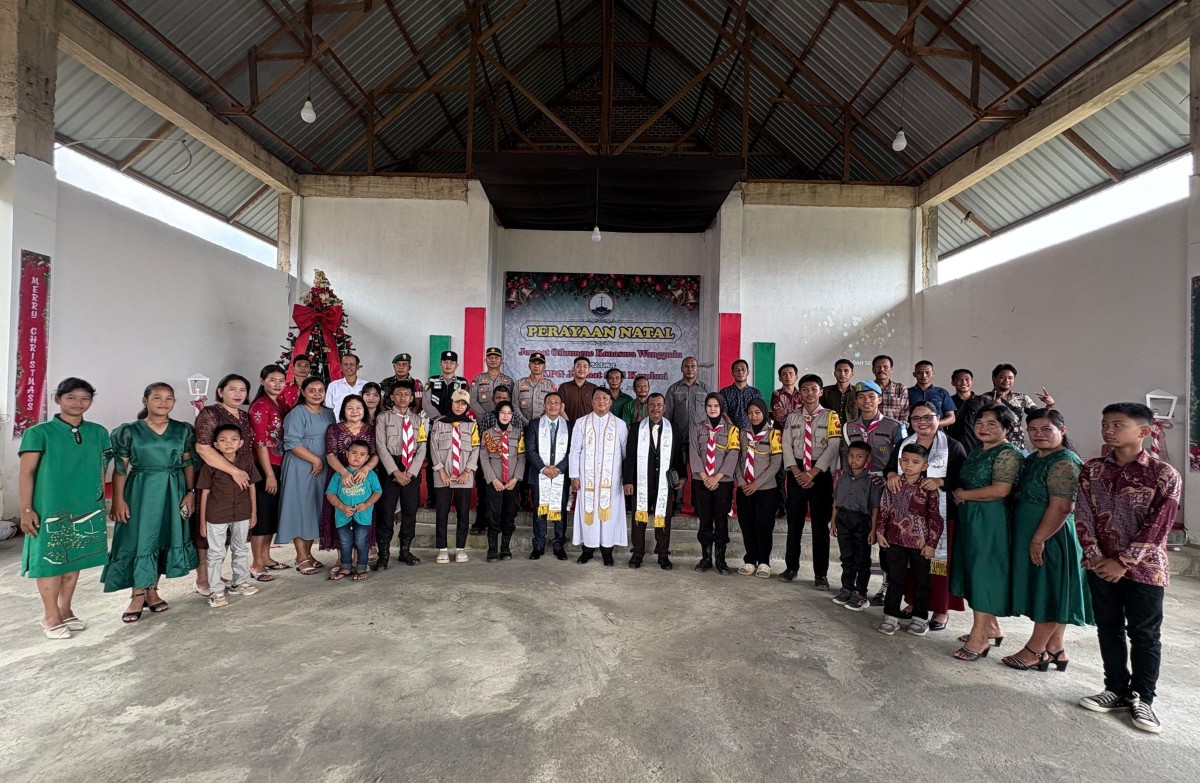 Polres Konut Turunkan 71 Personel Amankan Ibadah Natal Polres Konut Turunkan 71 Personel Amankan Ibadah Natal