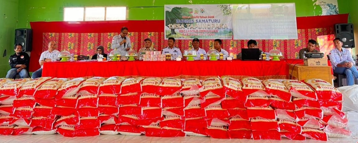 Pertama di Sultra, BUMDes Samaturu Desa Tapunopaka Catat Omzet Rp 1 Miliar Lebih