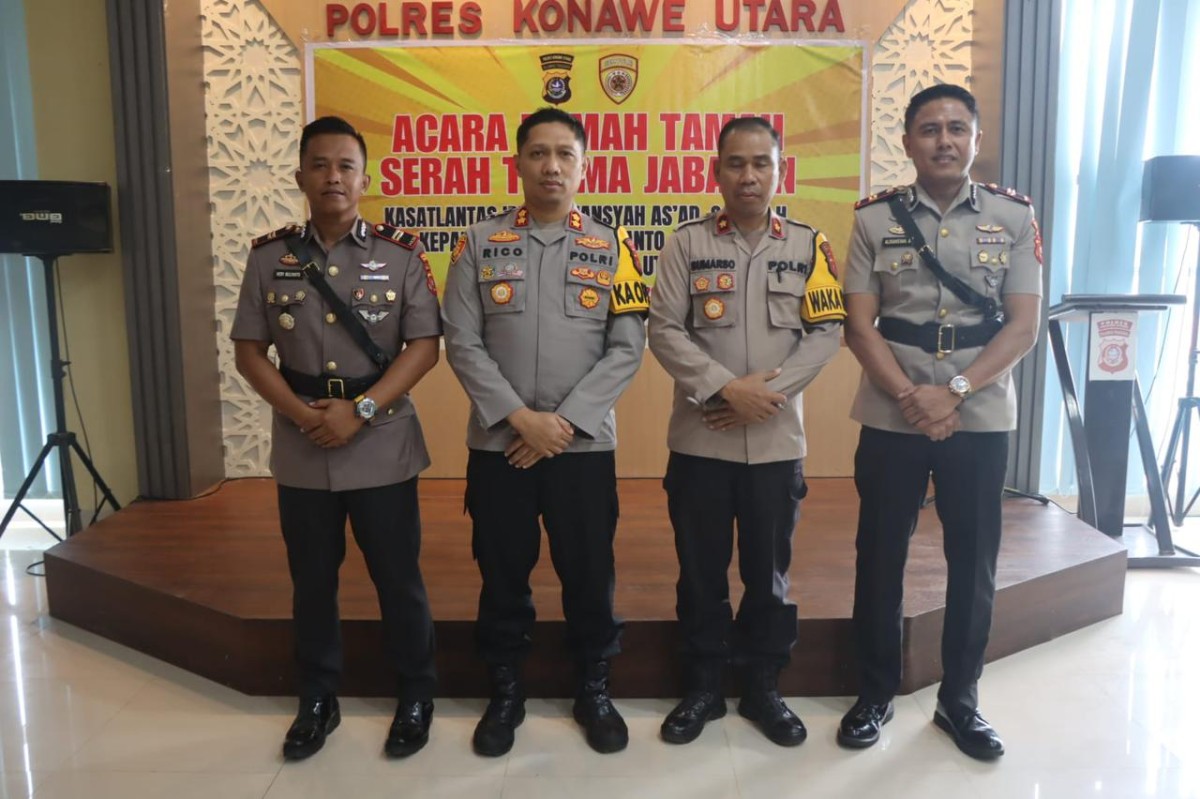Kasat Lantas Polres Konawe Utara Resmi Berganti