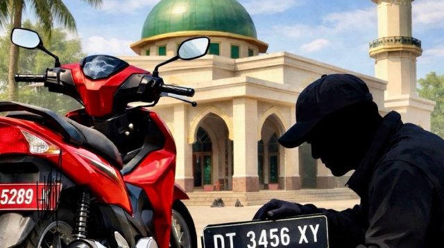 Motor Dinas Kepsek SDN 6 Langgikima Dilaporkan Hilang, Diduga Diganti Plat