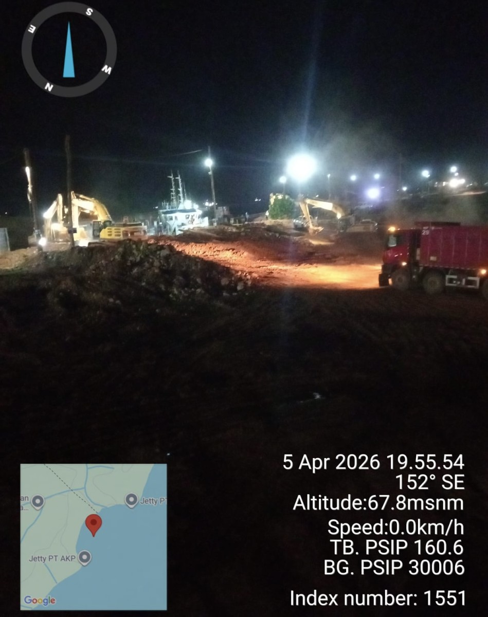 PT KKU Diduga Lakukan Pengapalan Ore Nikel Tanpa Persetujuan RKAB 2026