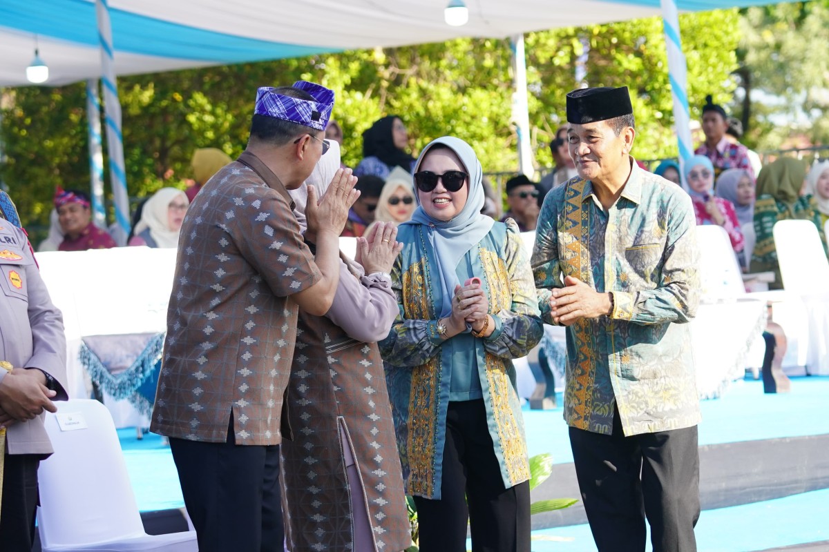 Wabup Konawe Utara Abuhaera Hadiri Pembukaan HUT Sultra ke-62 di Kendari