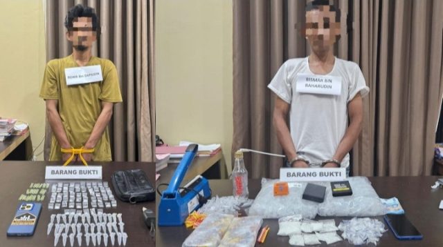 Polres Konawe Utara Bongkar Dua Kasus Narkoba dalam Sehari, Total 196,53 Gram Disita