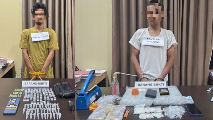 Polres Konawe Utara Bongkar Dua Kasus Narkoba dalam Sehari, Total 196,53 Gram Disita