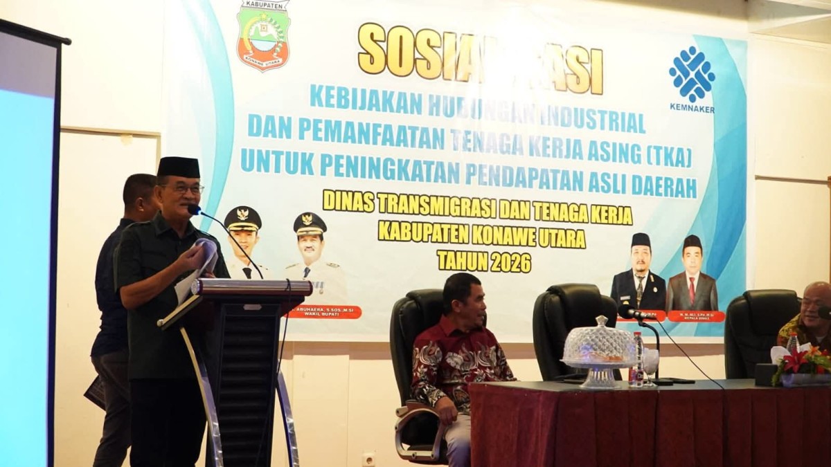 Wabup Konawe Utara Dorong Optimalisasi TKA untuk Dongkrak PAD Wabup Konawe Utara Dorong Optimalisasi TKA untuk Dongkrak PAD