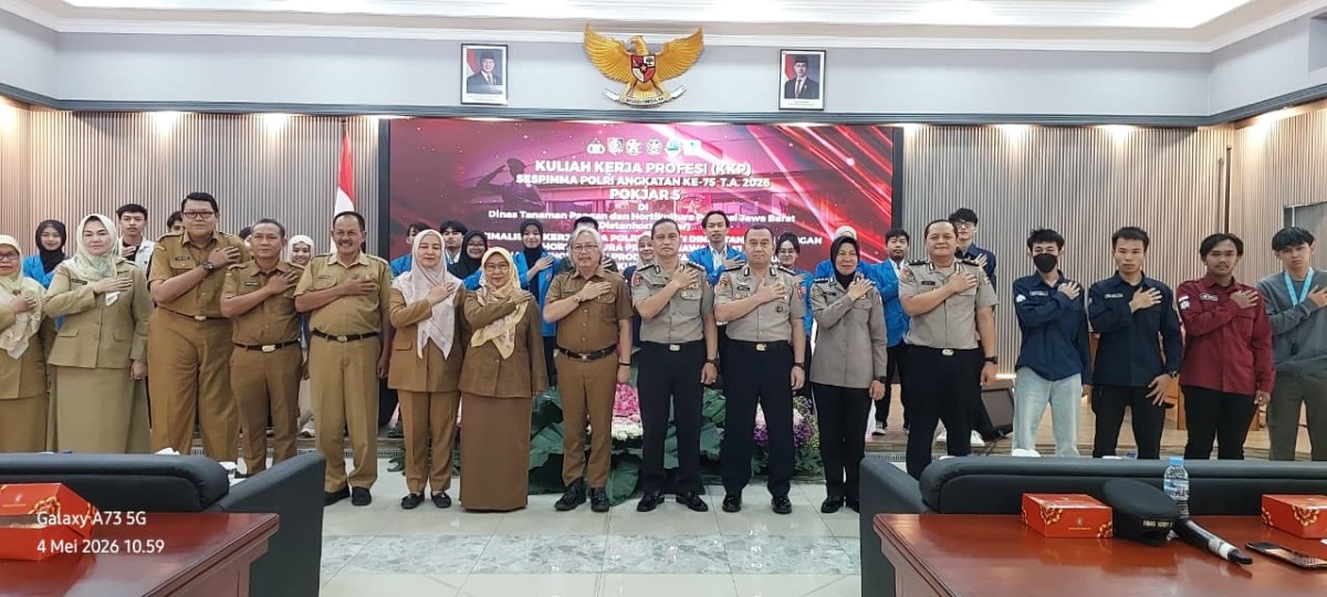 Sespimma Polri KKP di Jabar, Perkuat Sinergi Ketahanan Pangan Jagung