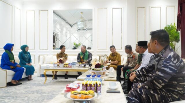 Bupati Ikbar Terima Kunjungan Danlanal Kendari